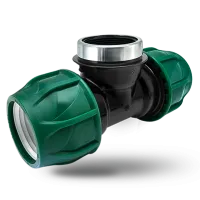 Тройник компрессионный Poelsan 25 x 1" x 25 с внутренней резьбой