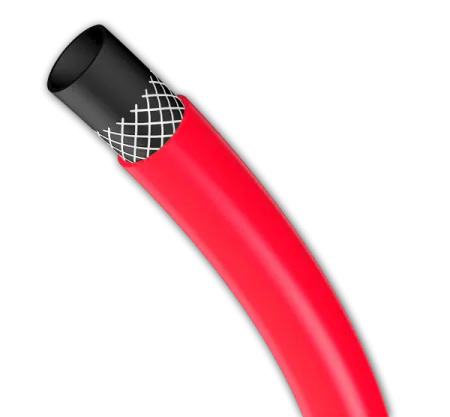 Шланг ПВХ поливочный армированный Родничок-Люкс 1/2" 30м (красный)