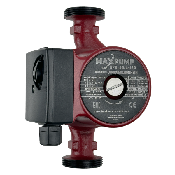 Циркуляционный насос MAXPUMP UPE 25/4-180